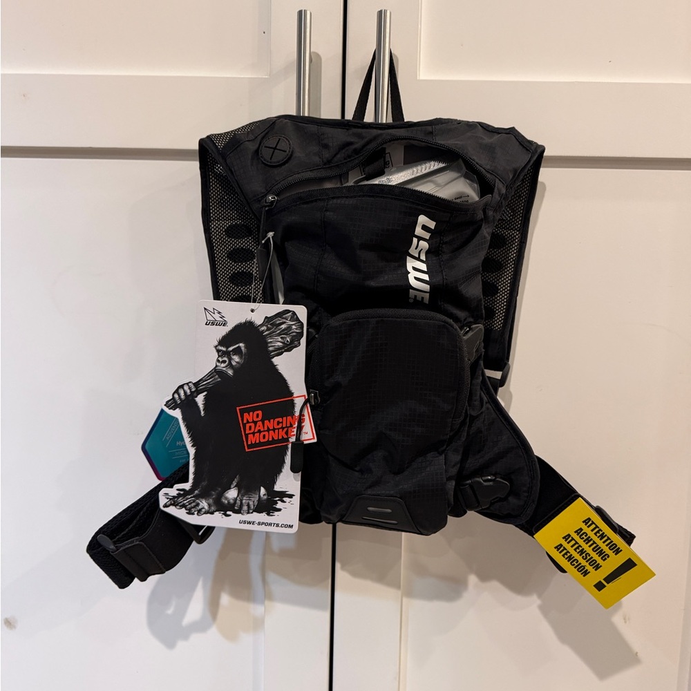 USWE Outlander 3 Black Hydration Pack Backpack